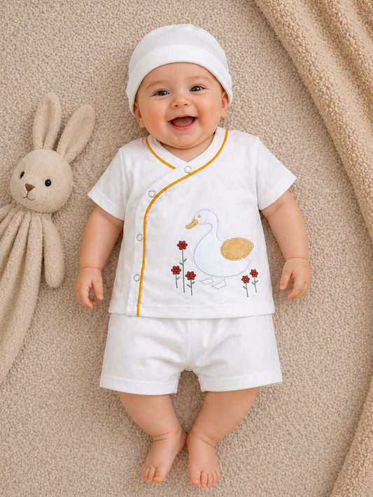 SnowDuck Luxe Baby Set-Orange
