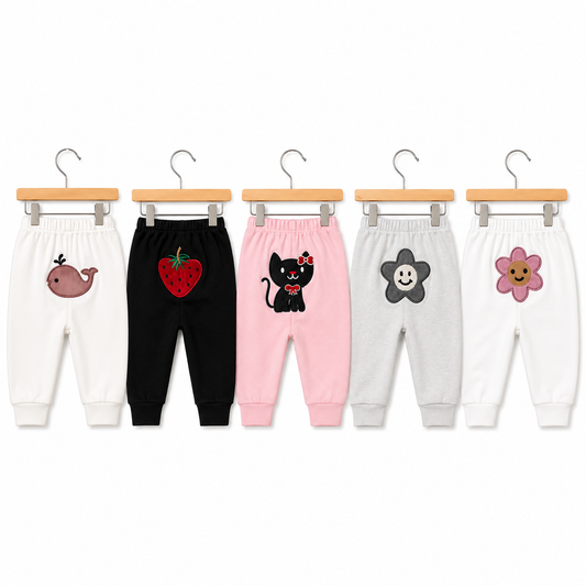 Playful Paws Pants – Multi Color (Pack of 5)
