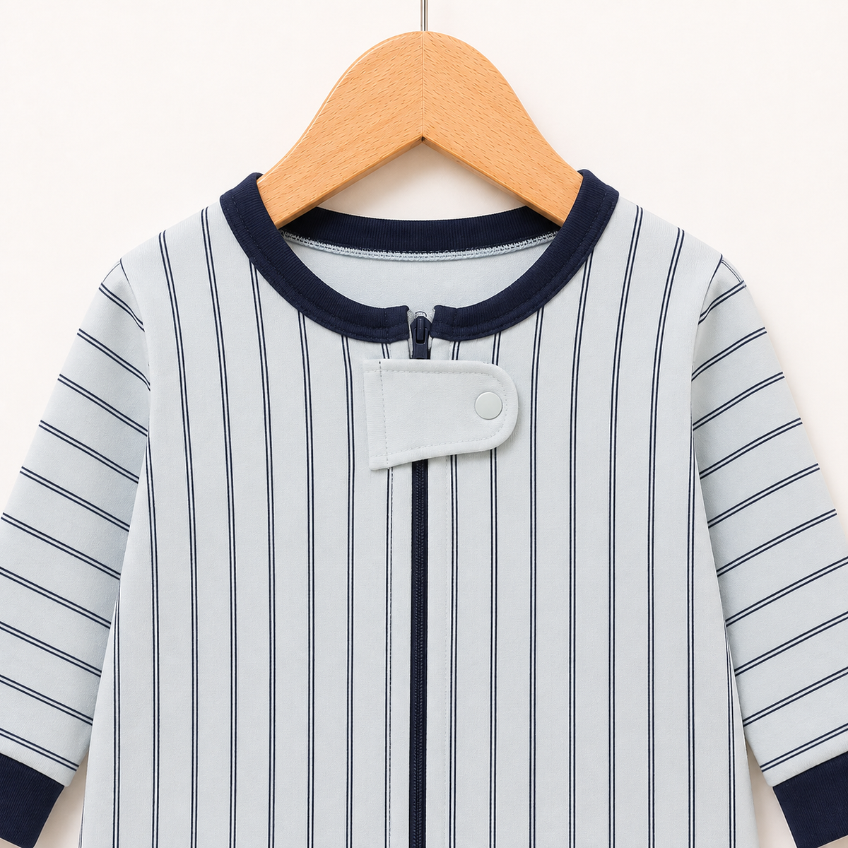 Striped Zip Romper
