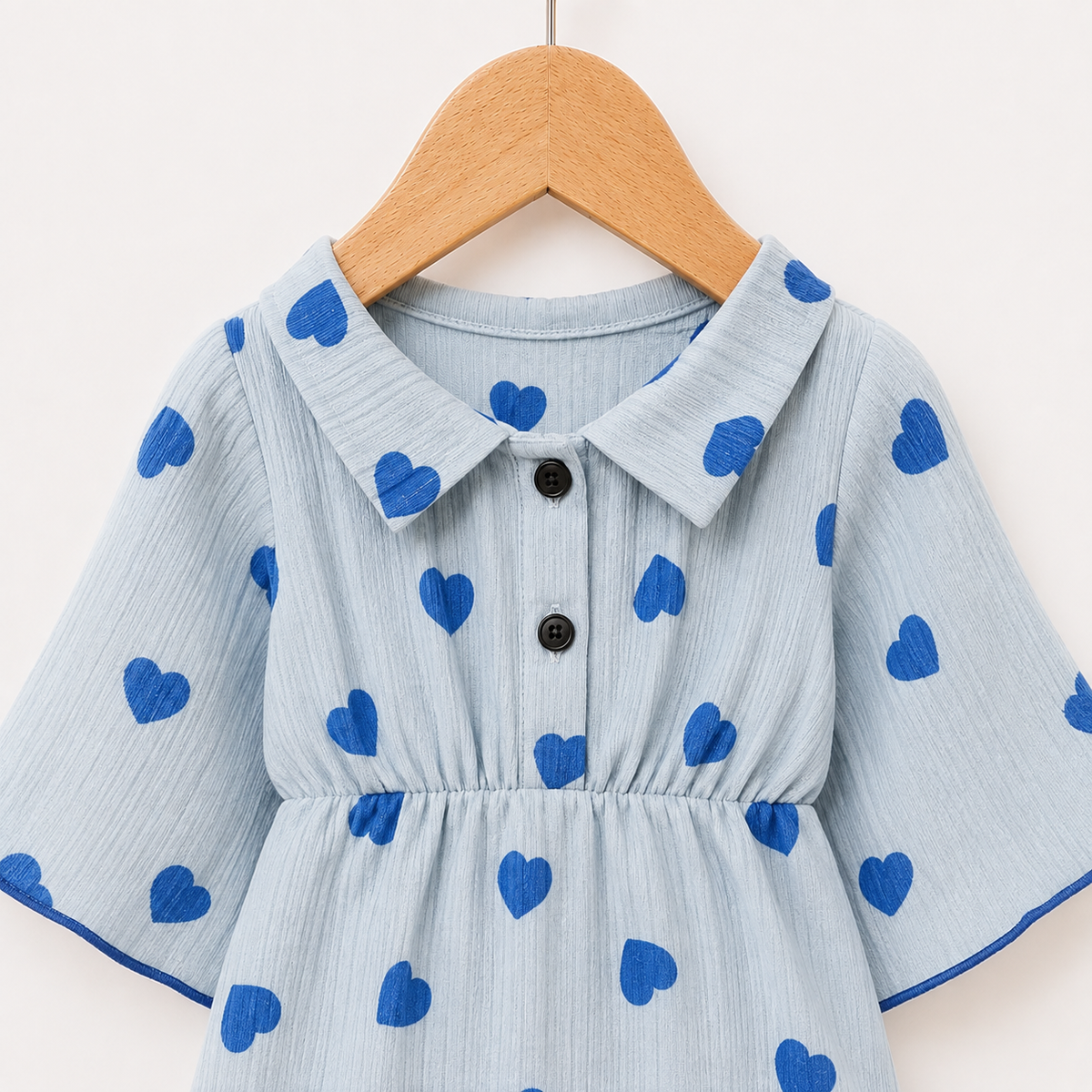 Heart Print Romper