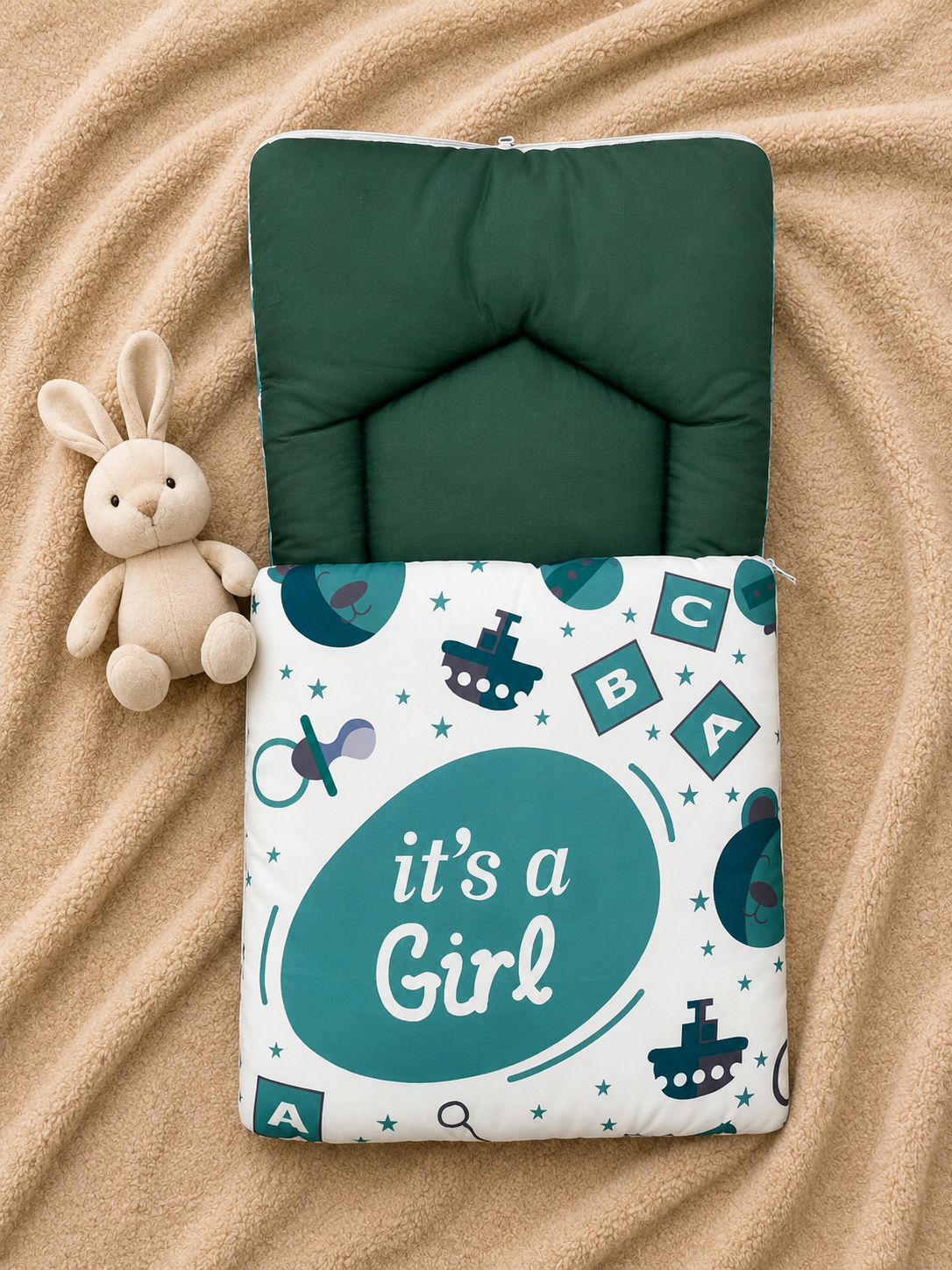 Royal Heritage Carry Nest – Emerald Green & Teal