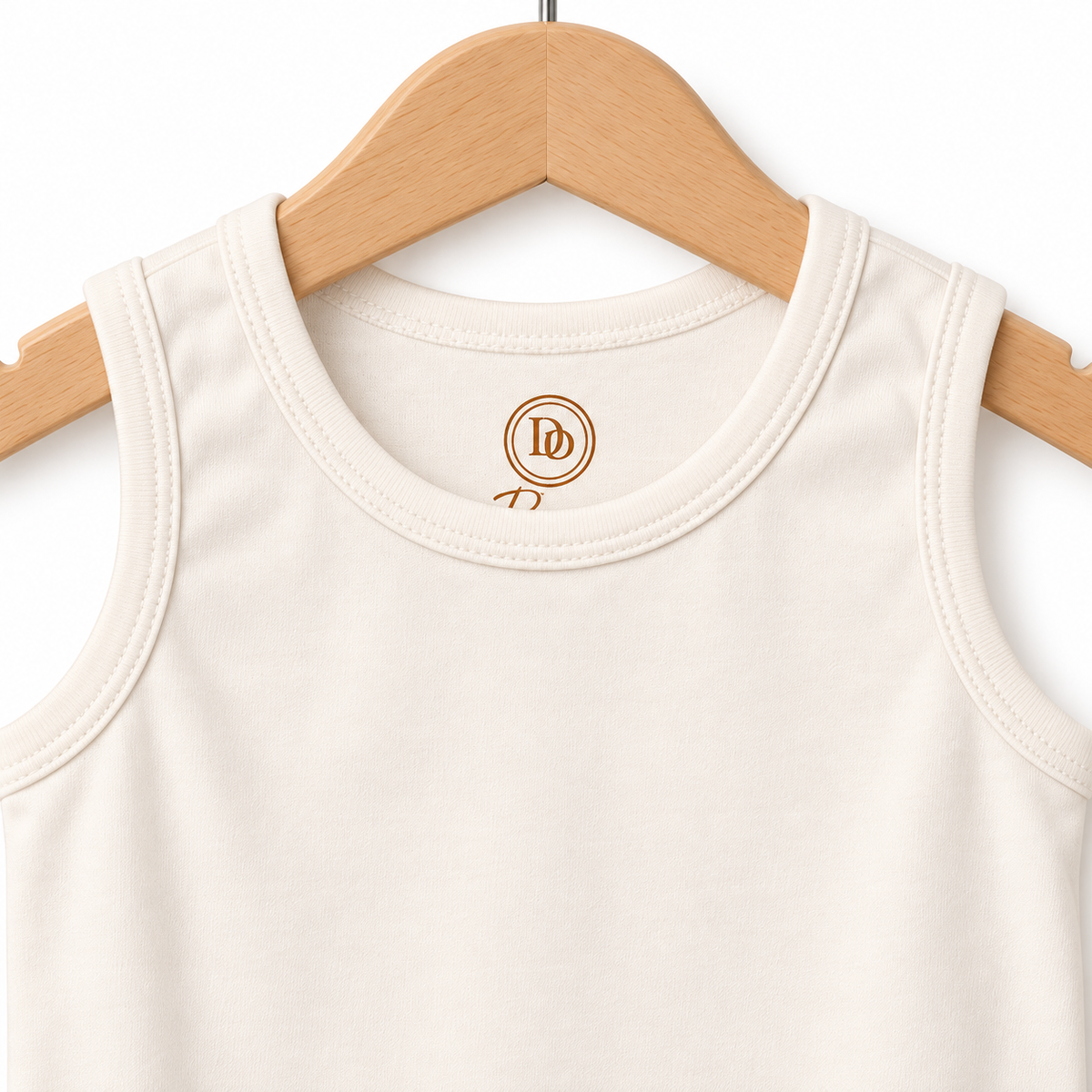 Essential Sleeveless Baby Bodysuit Ivory