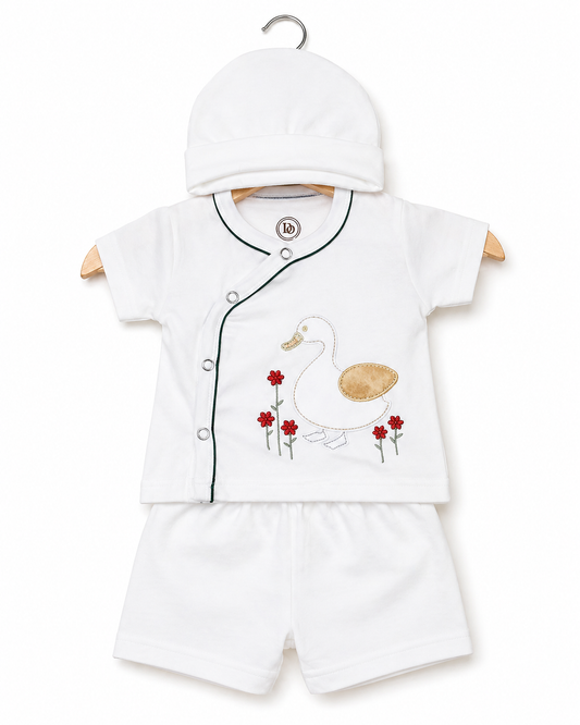 SnowDuck Luxe Baby Set-Green
