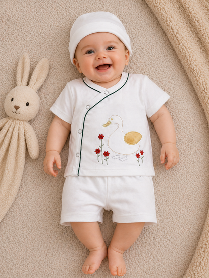 SnowDuck Luxe Baby Set-Green