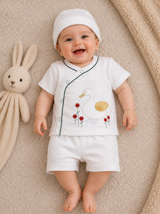 SnowDuck Luxe Baby Set-Green