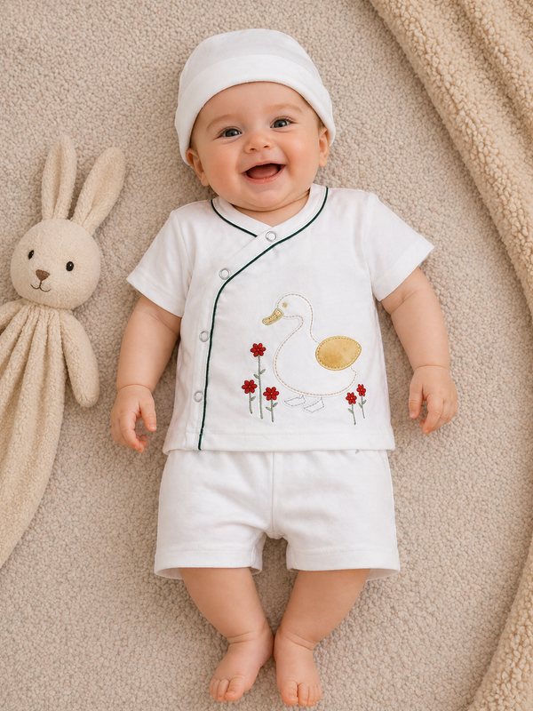 SnowDuck Luxe Baby Set-Green