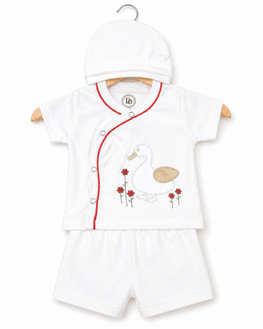 SnowDuck Luxe Baby Set-Red