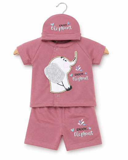Mini Elephant Luxe Set-Rosewood Pink
