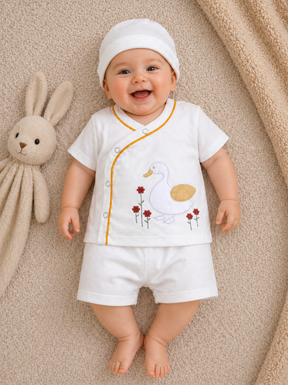 SnowDuck Luxe Baby Set-Orange