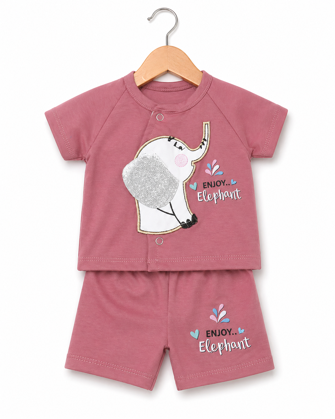 Mini Elephant Luxe Set-Rosewood Pink