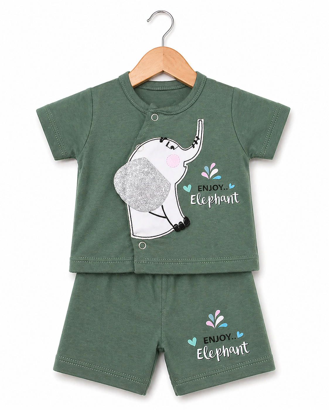 Mini Elephant Luxe Set- Sage Green