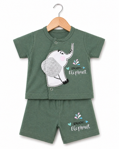 Mini Elephant Luxe Set- Sage Green