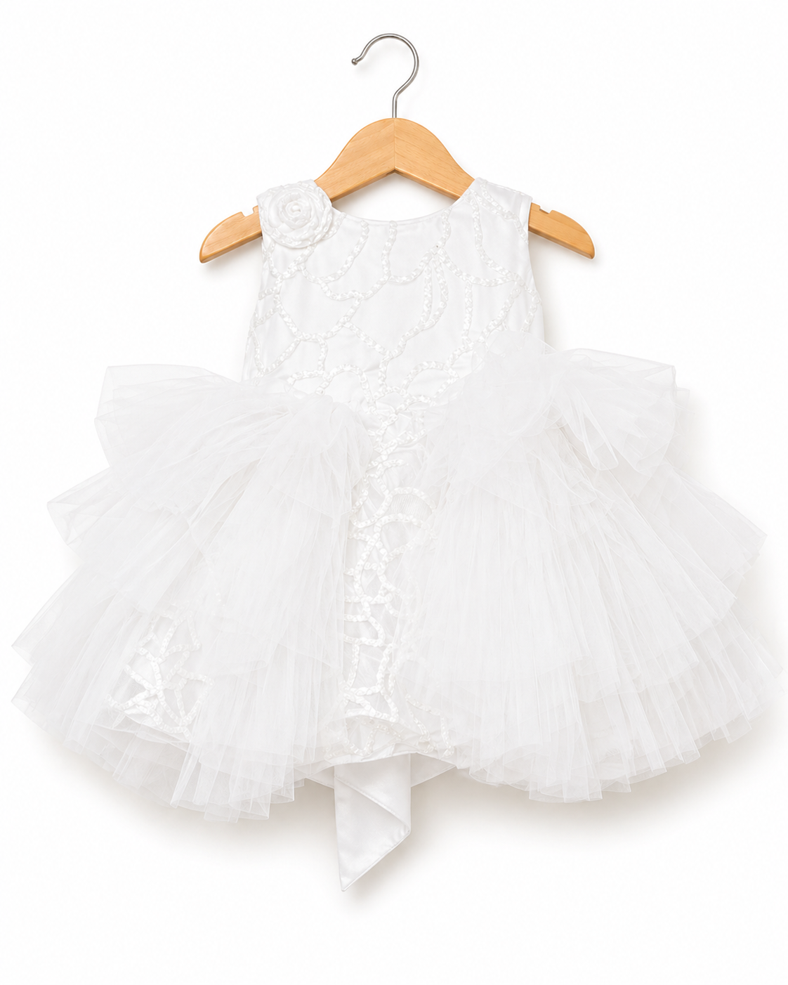 Infant Girls Net Fancy Frock Glow new design