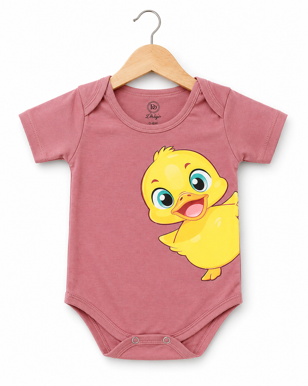 Duck Bliss Bodysuit-Blush Pink
