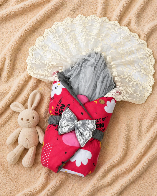 Royal Vintage Carry Nest– Crimson & Ivory