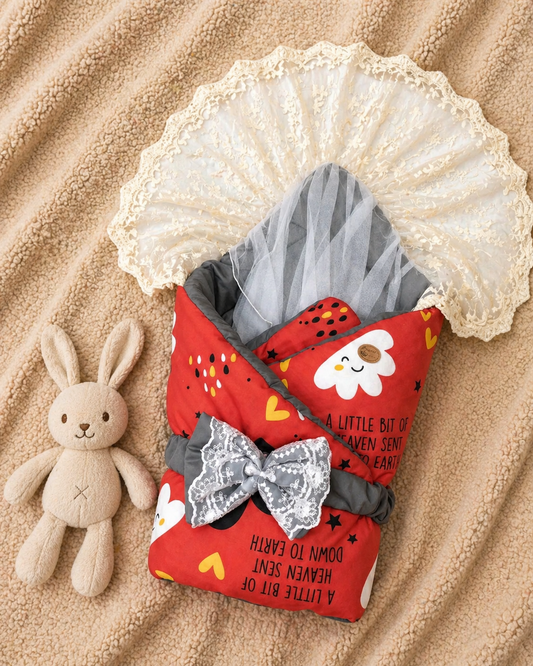 Royal Vintage Carry Nest– Rich Red & Cream