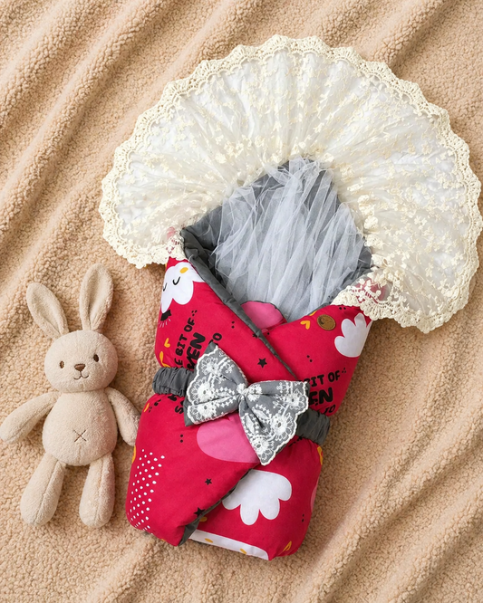 Royal Vintage Carry Nest– blush Red & Ivory