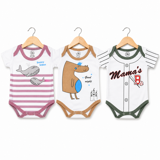 Mini Harmony Trio – Pink, Tan & Green (3 pack)