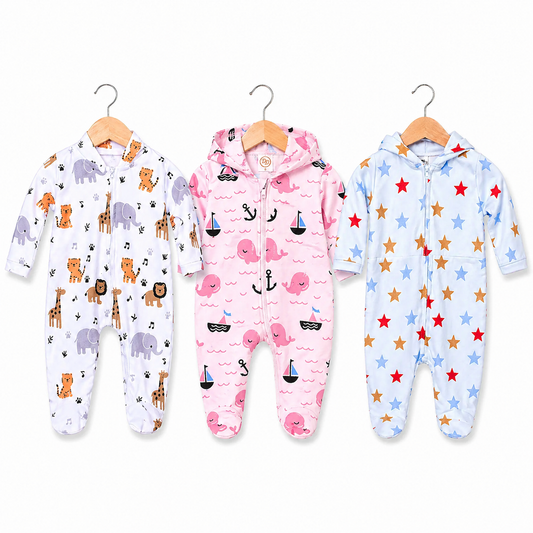 Tiny World Trio – Pink, Blue & White (3 pack)