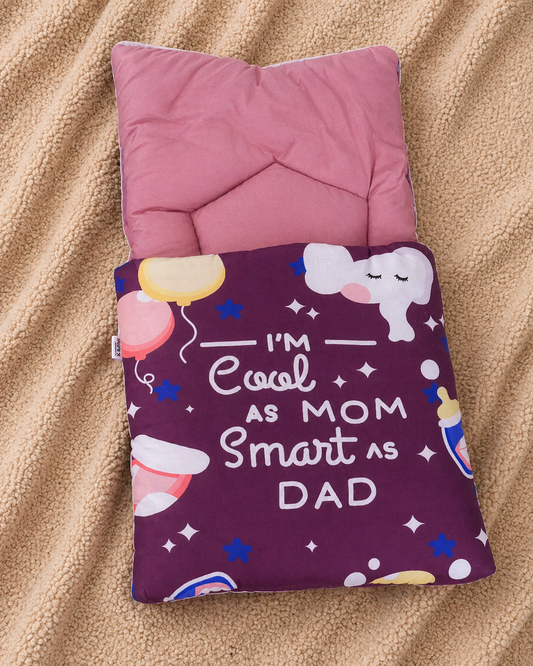 Smart Dream Baby Sleeping Bag – Plum Purple & Pink