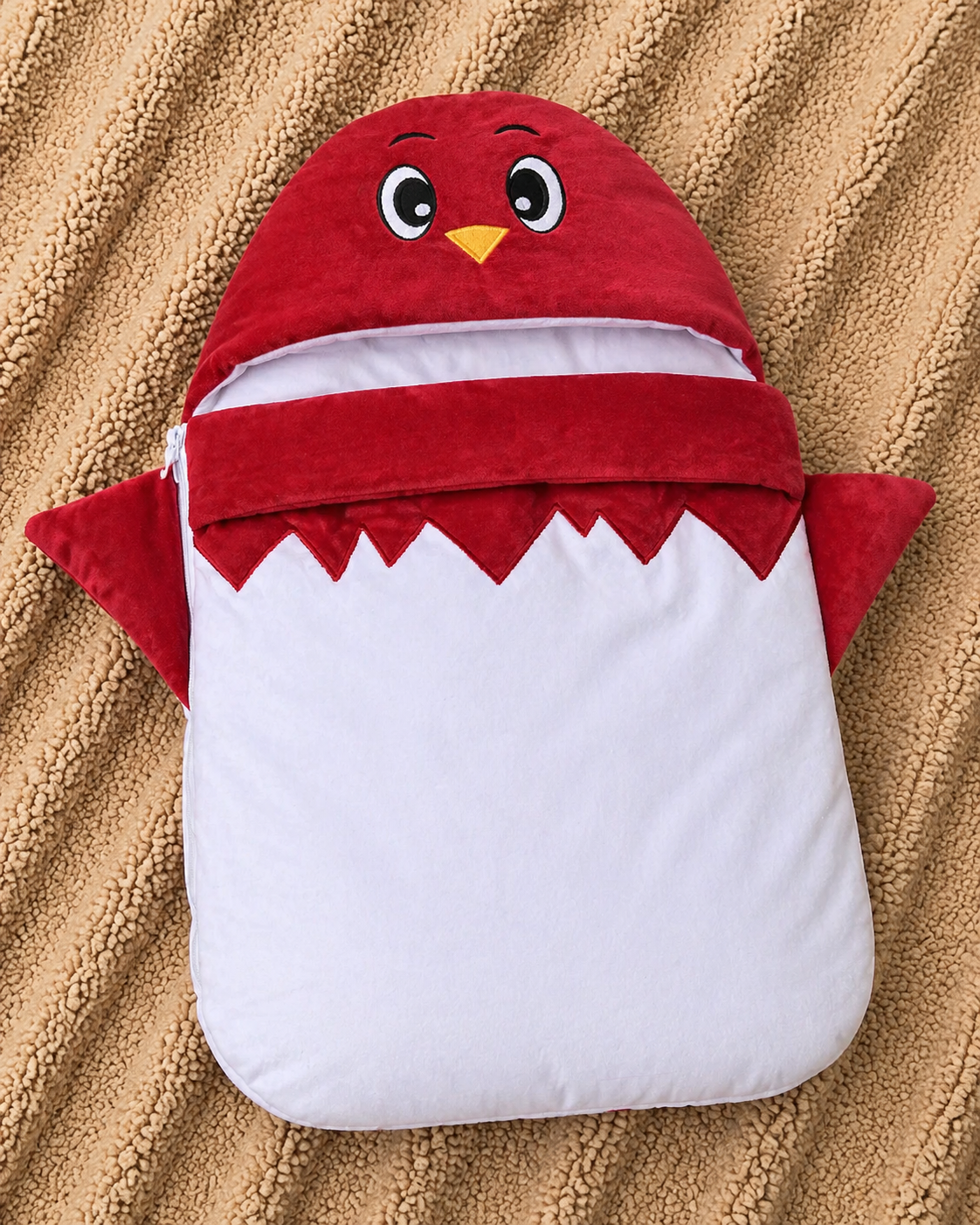 Little Penguin Baby Sleeping Bag – Red & White