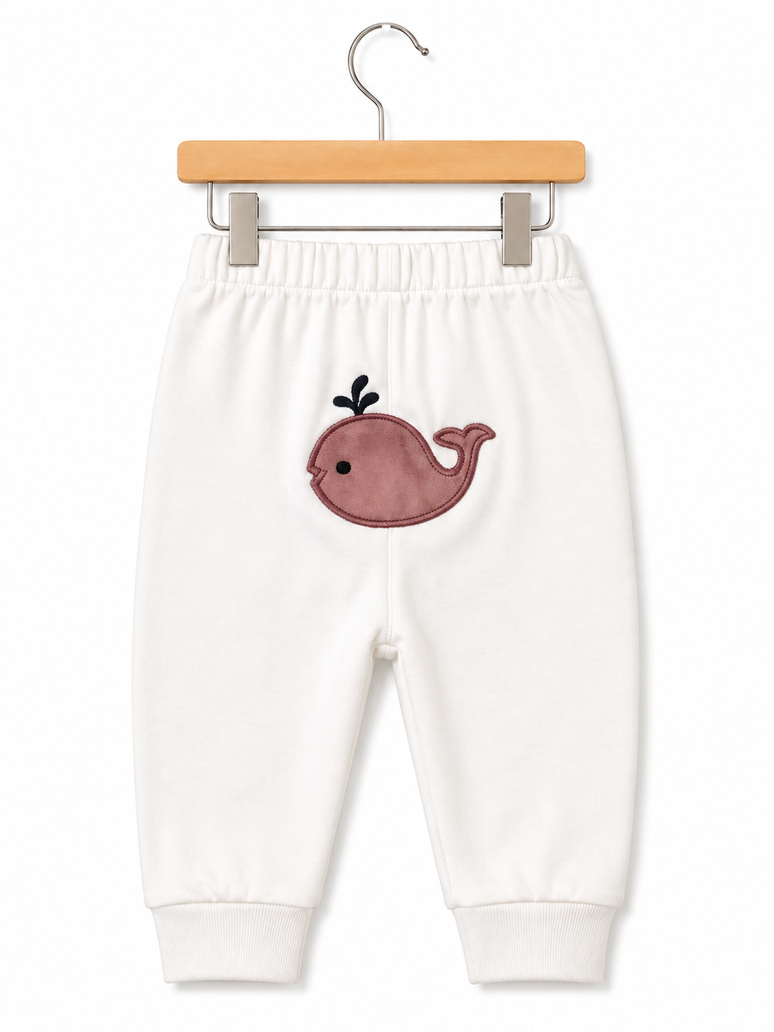 Blush Whale Pants – Soft White