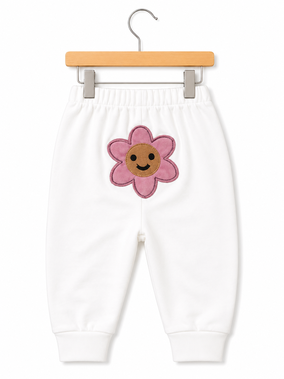Blossom Charm Pants – White