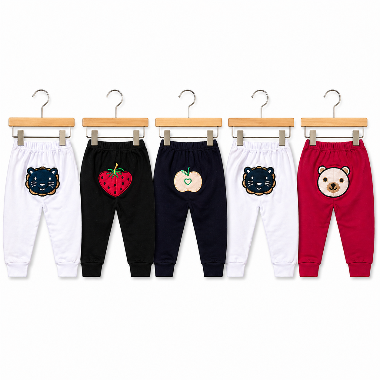 Playful Paws Pants – Multi Color (Pack of 5)