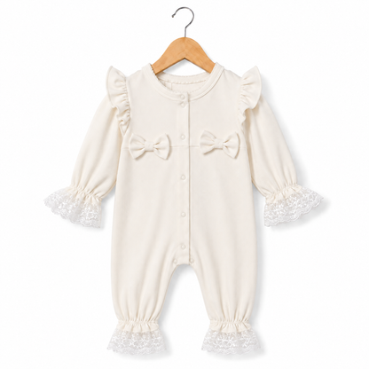 Bow Lace Romper