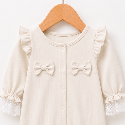 Bow Lace Romper