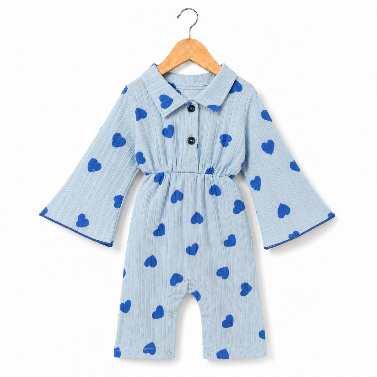 Heart Print Romper
