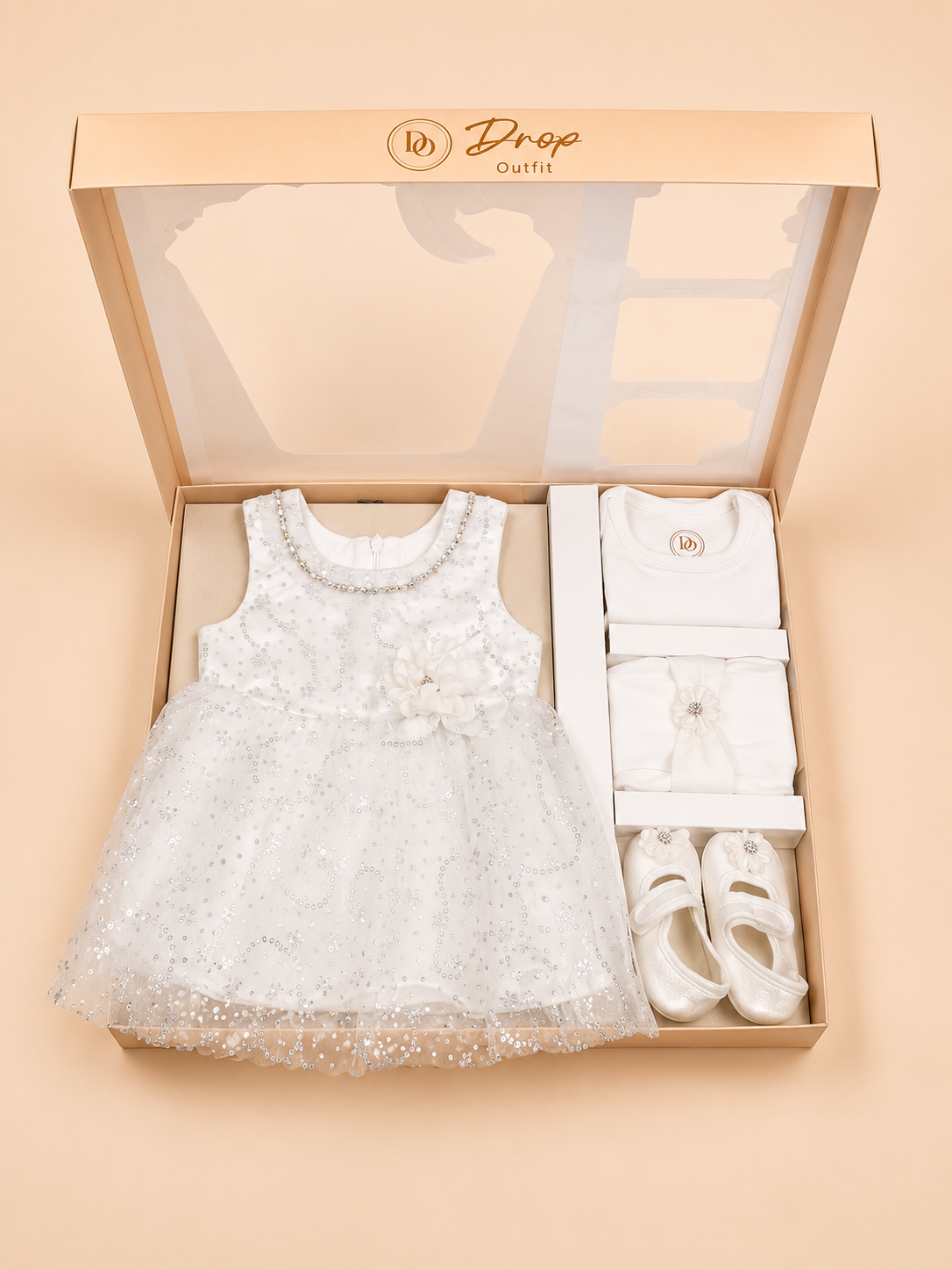 Pearl Sparkle 5-Piece Baby Girl Gift Set