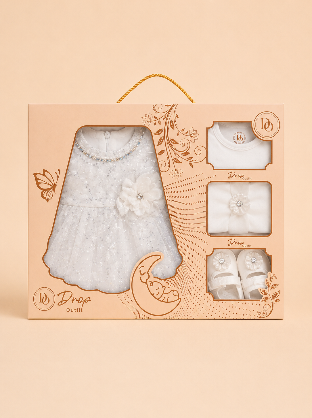 Pearl Sparkle 5-Piece Baby Girl Gift Set