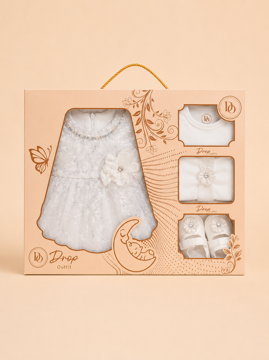 Pearl Sparkle 5-Piece Baby Girl Gift Set