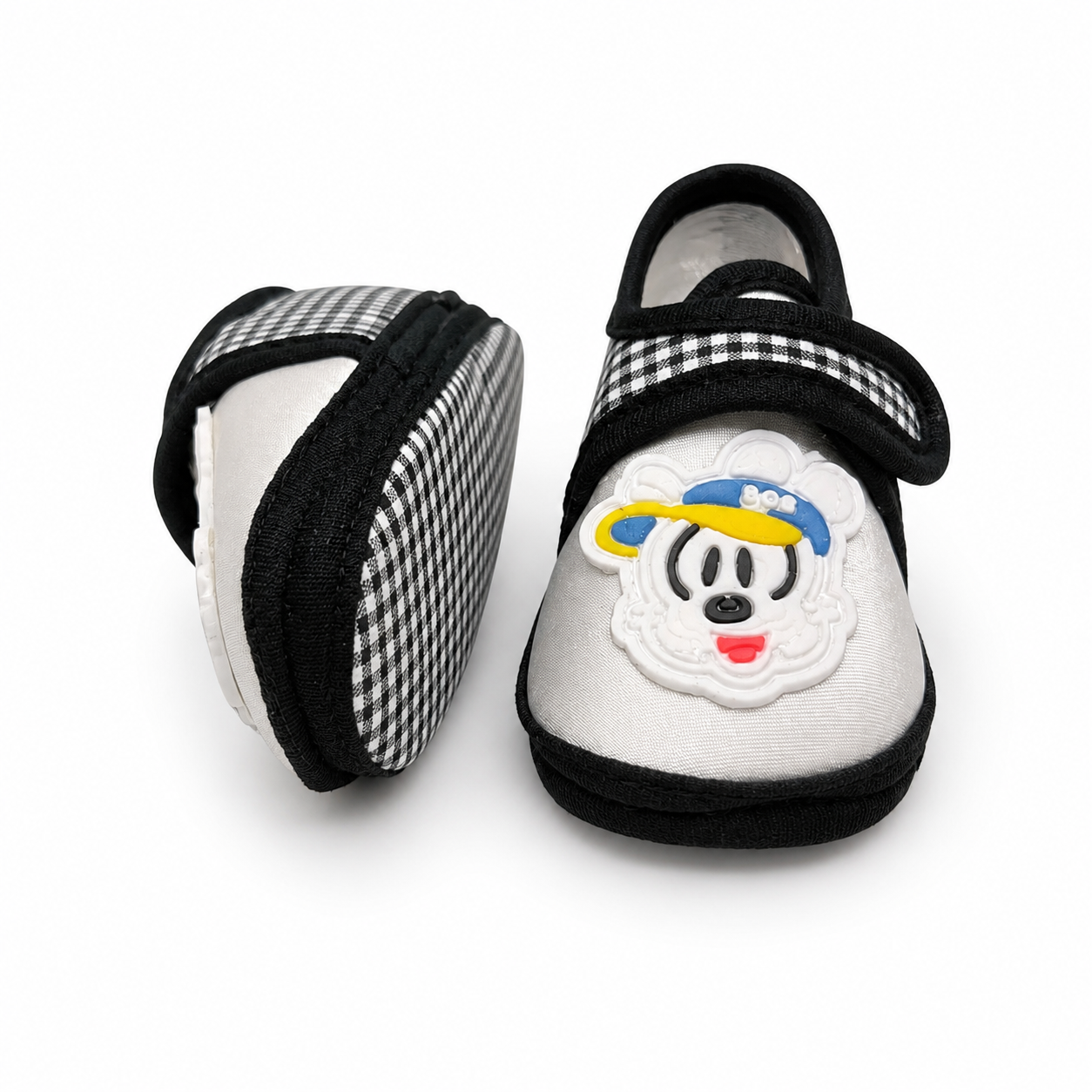 Cartoon Check Baby Shoes