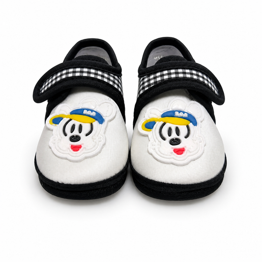 Cartoon Check Baby Shoes