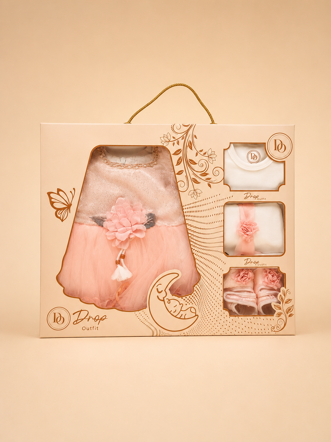 Peach Blossom Luxe Baby Girl Gift Set