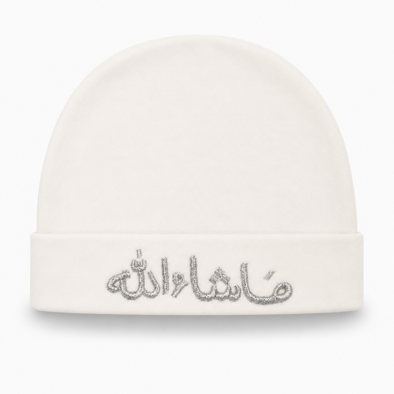 Mashallah Baby Cap – Ivory White