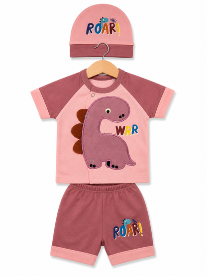 Dino Adventure Set– Vintage Pink