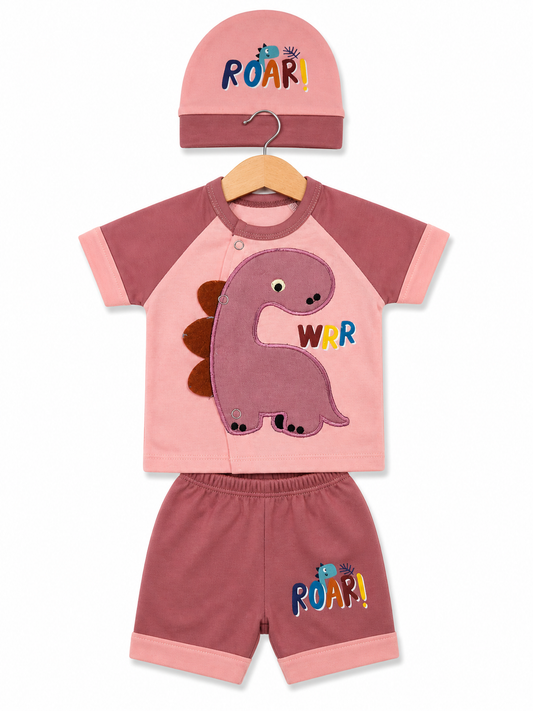 Dino Adventure Set– Vintage Pink