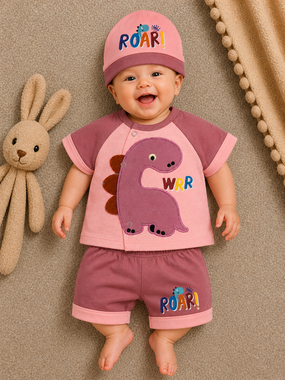 Dino Adventure Set– Vintage Pink
