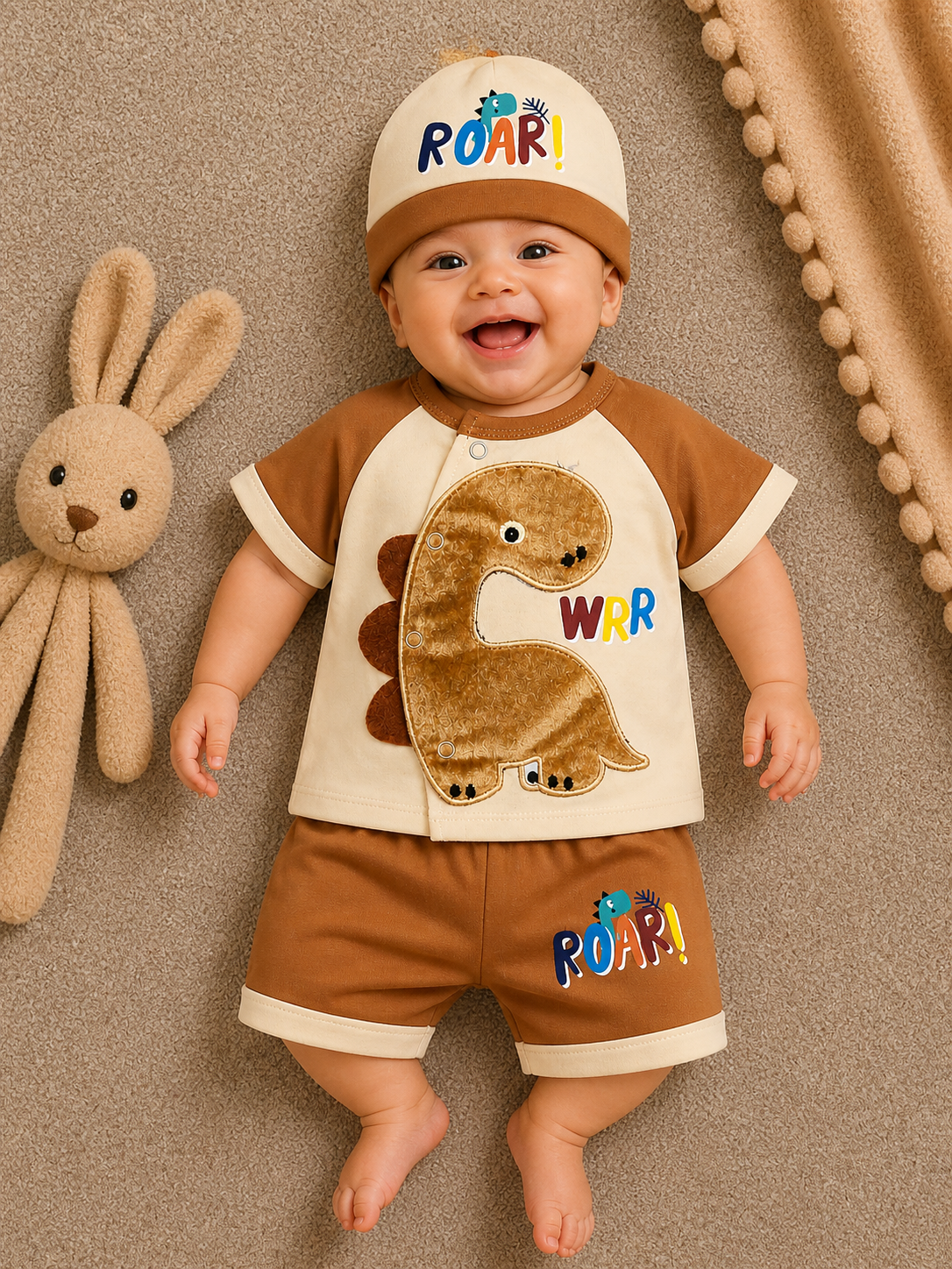 Dino Adventure Set– Caramel Brown