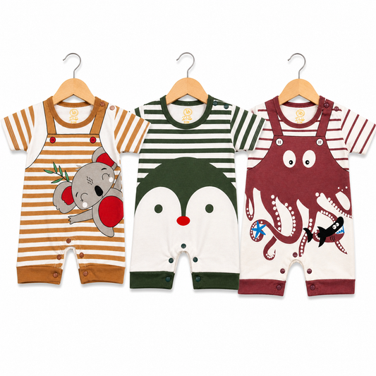Little Safari Trio – Earthy Mix (Pack of 3)