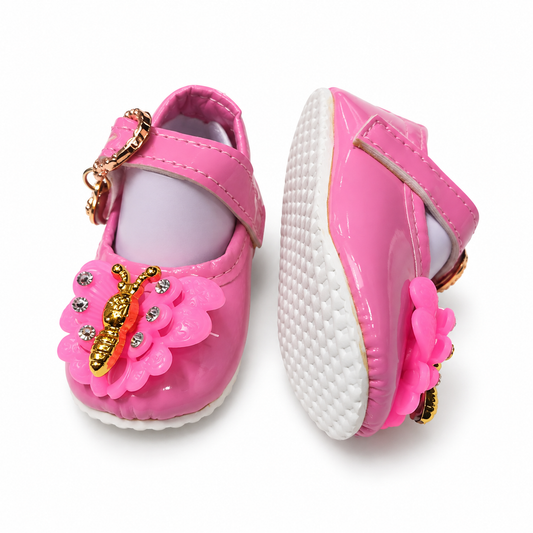 Butterfly Charm Baby Shoes