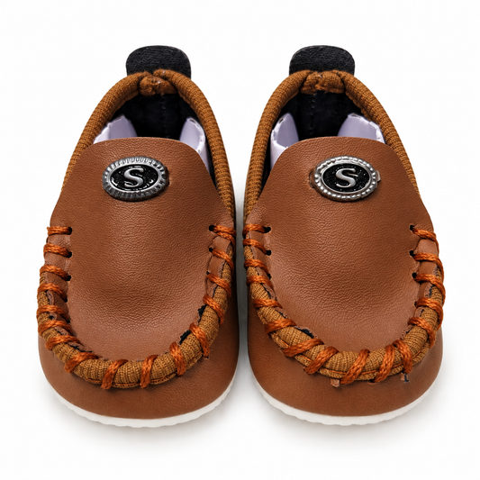 Stitched Moccasin Baby Shoes