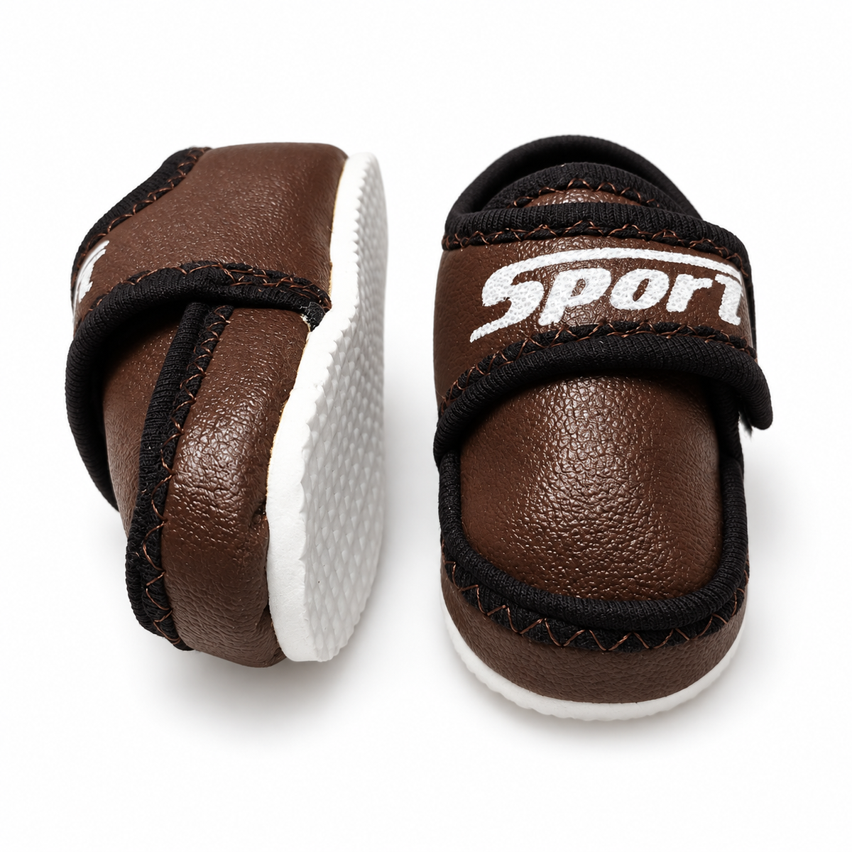 Sport Strap Baby Shoes – Brown
