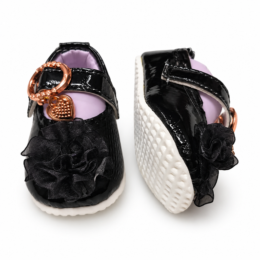 Ruffle Charm Baby Shoes