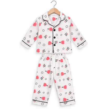 Pink Balloon Night Suit