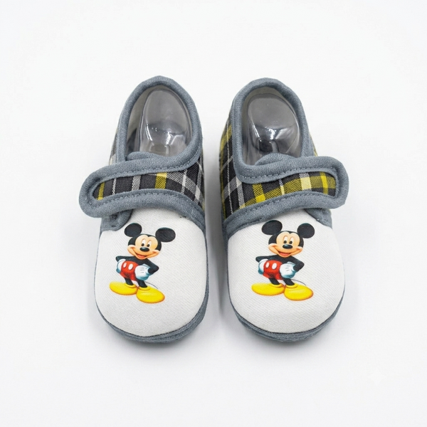 Unisex Mickey Print Baby Shoes