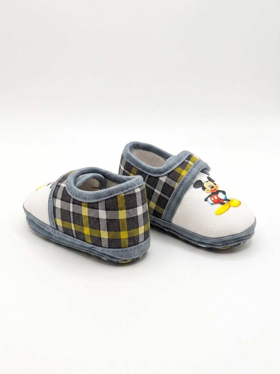 Unisex Mickey Print Baby Shoes